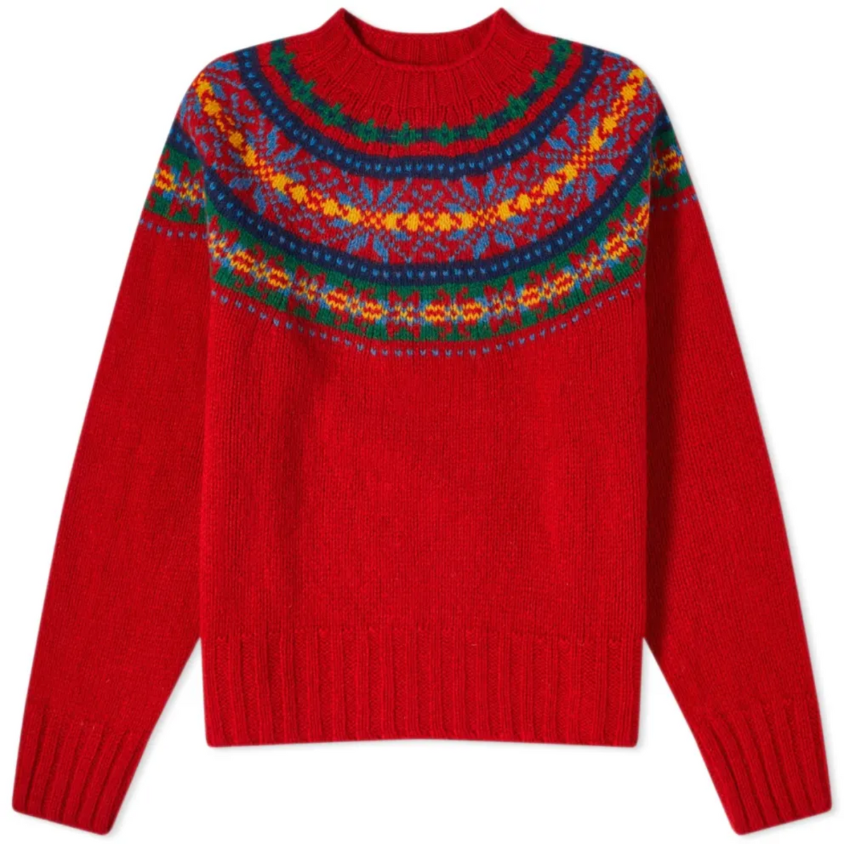 Cozy Fit Women's Vintage Scandinavian Pattern Sweater