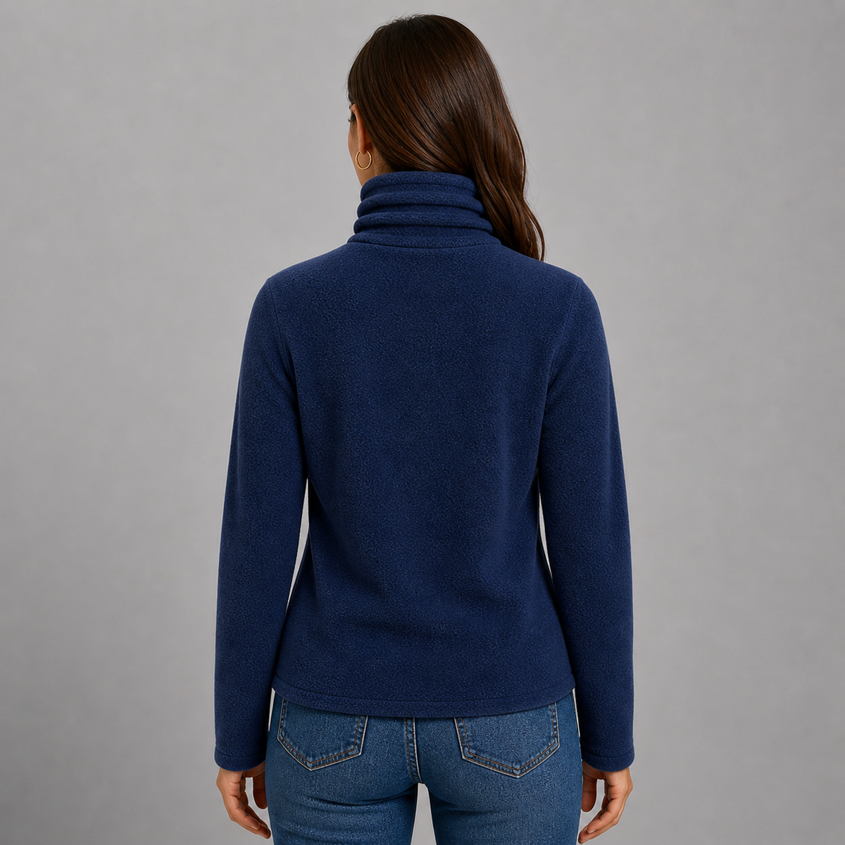 Luxurious Women's Cashmere Blend Turtleneck Sweater