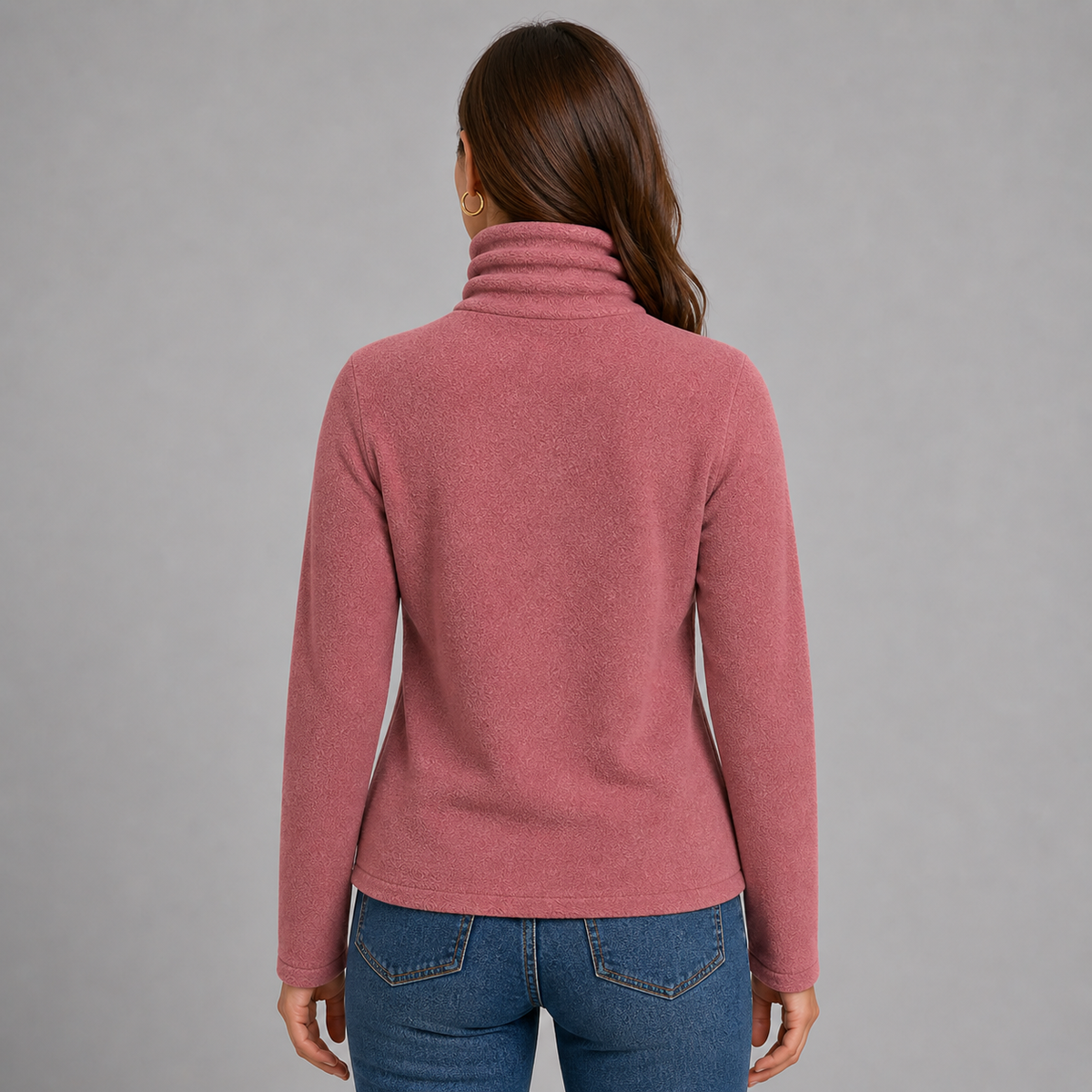 Luxurious Women's Cashmere Blend Turtleneck Sweater