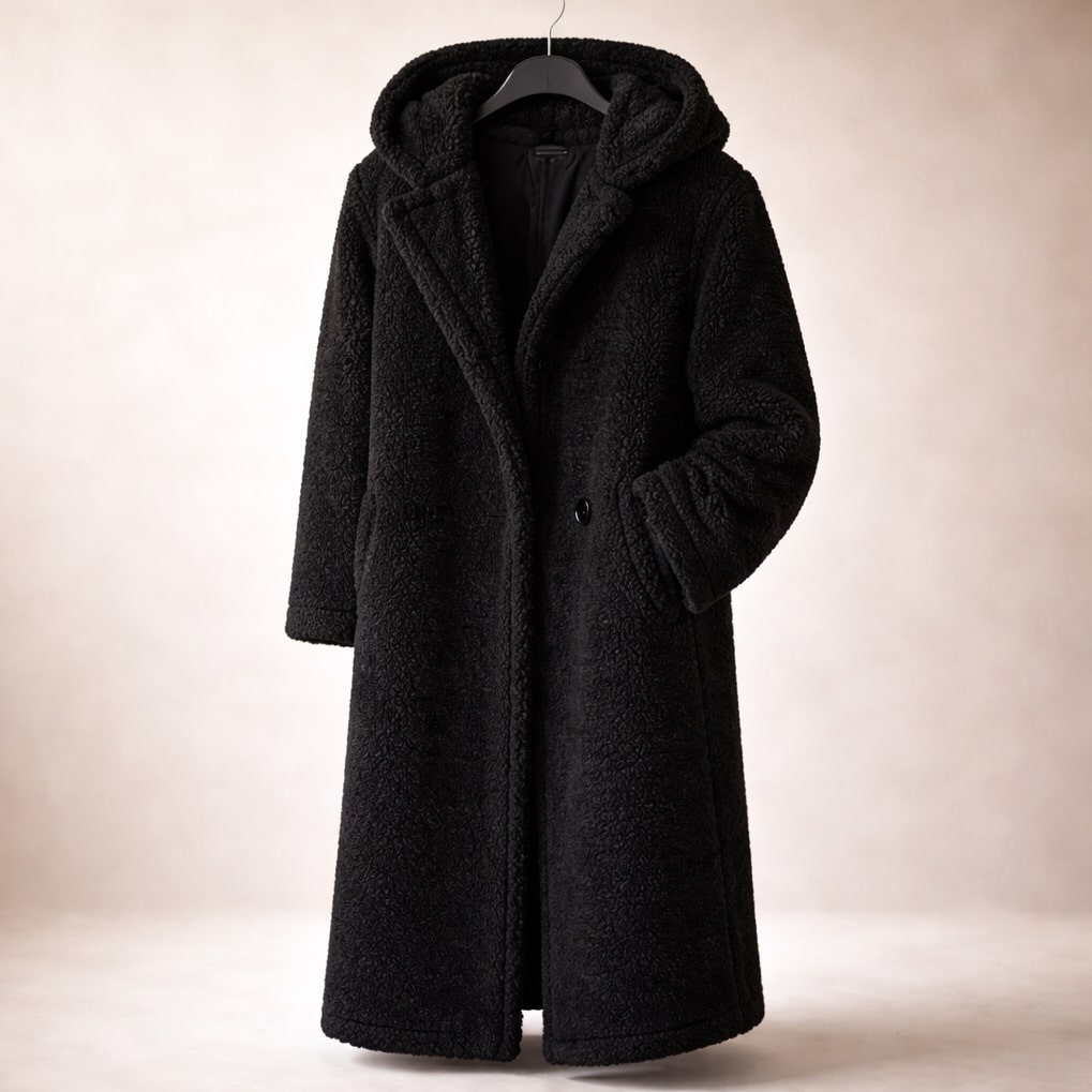 Chic Long Hooded Coat for Women