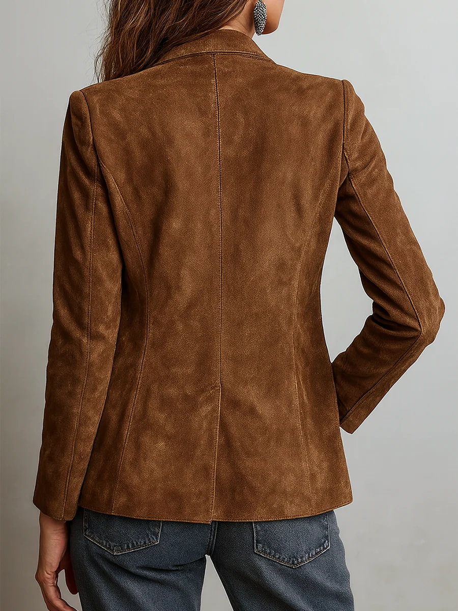 Classic Women's Blazer with Button Detail and Tailored Pockets