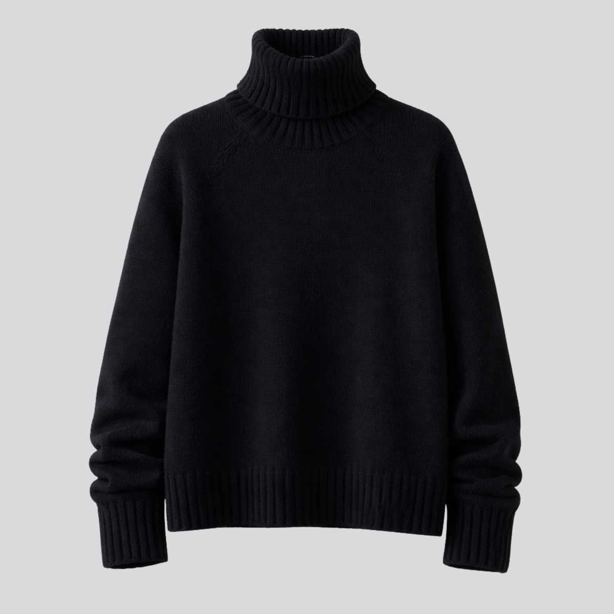 Cozy Women's Merino Wool Turtleneck Sweater