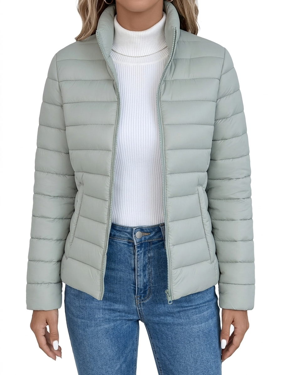 Chic Lightweight Women's Mid-Length Jacket