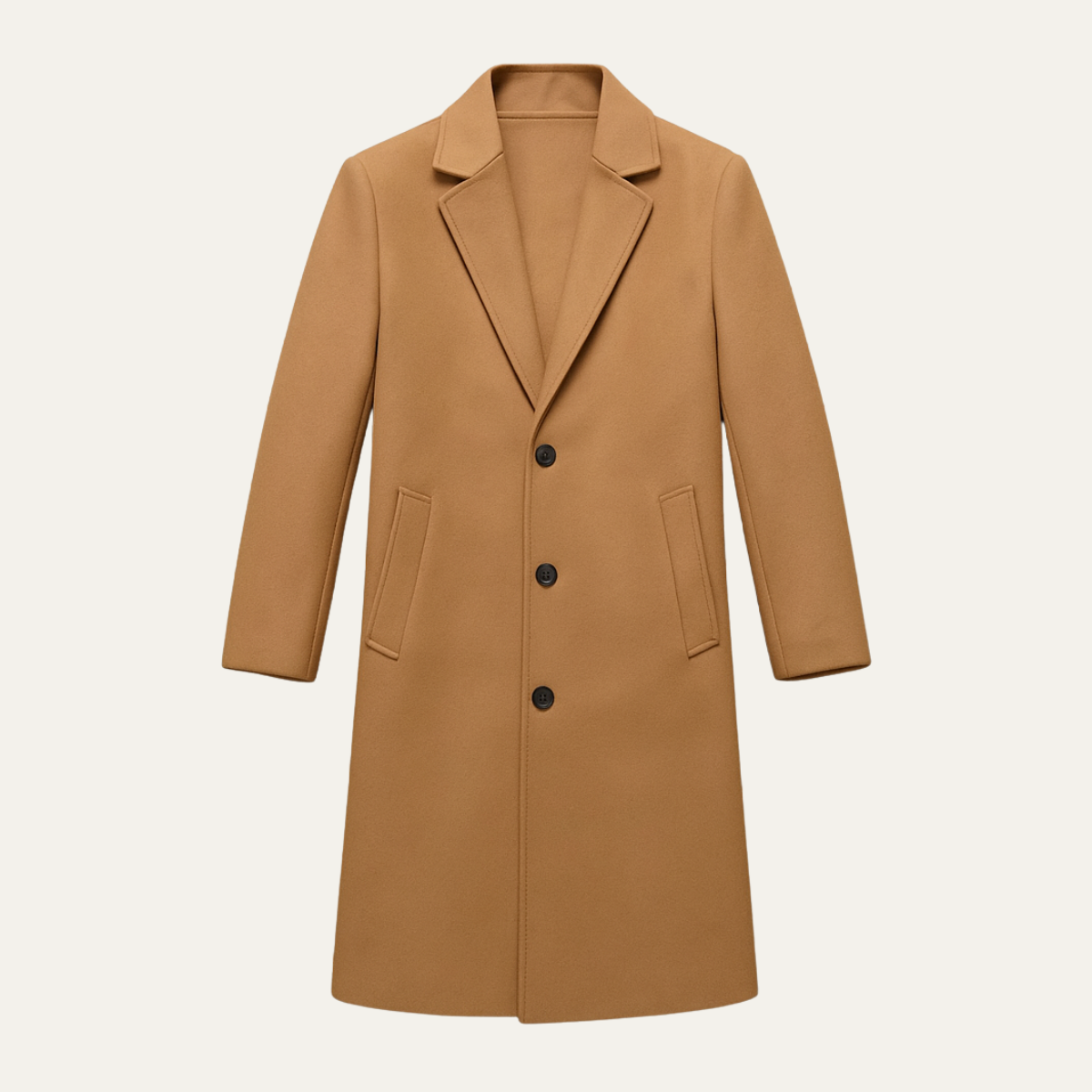 Timeless Cotton Winter Overcoat for Men