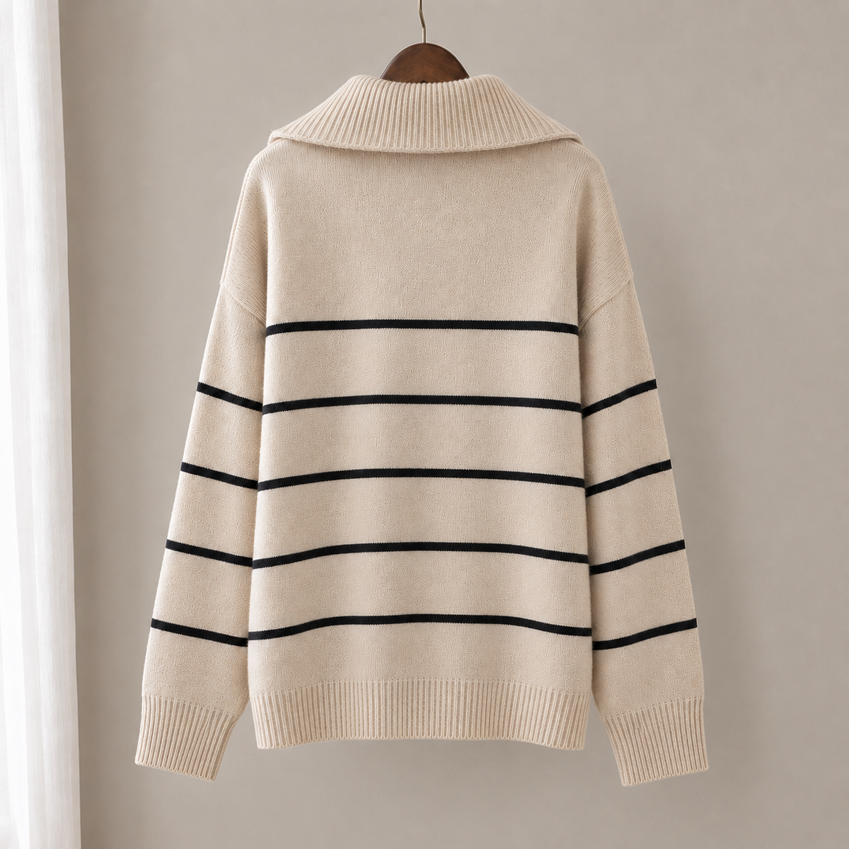 Chic Oversized Women's Button-Up Cardigan