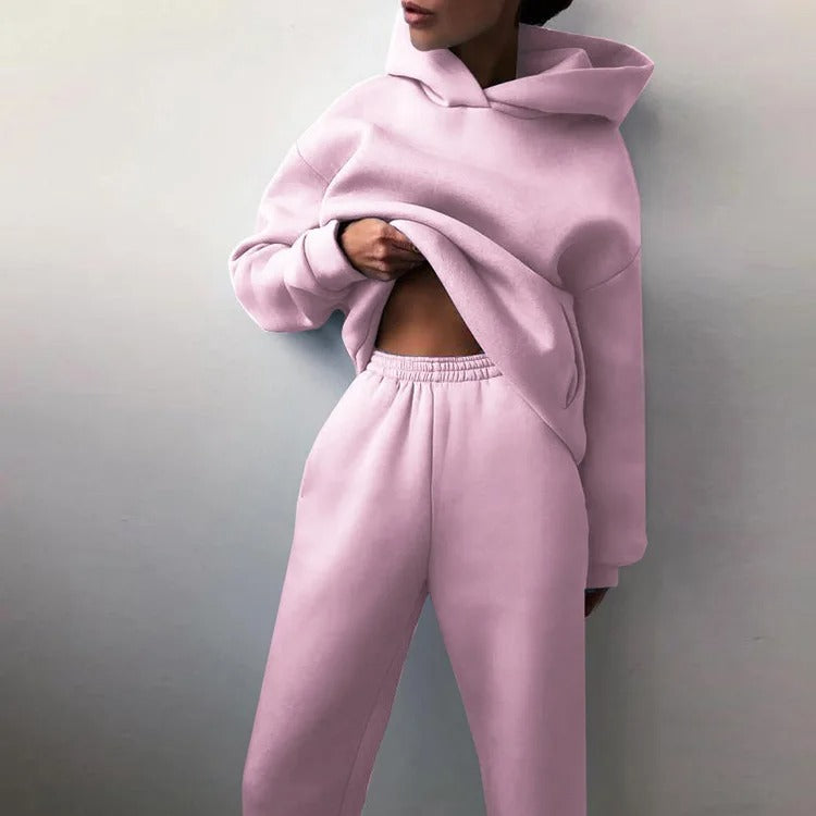 Women's Hoodie and Joggers Set - Two-Piece Outfit