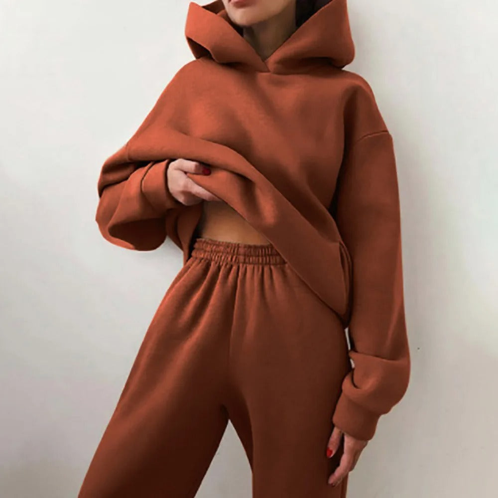 Women's Hoodie and Joggers Set - Two-Piece Outfit