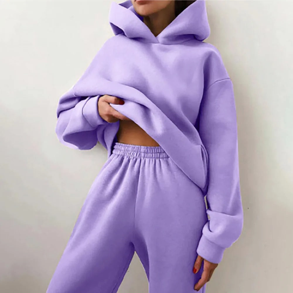 Women's Hoodie and Joggers Set - Two-Piece Outfit