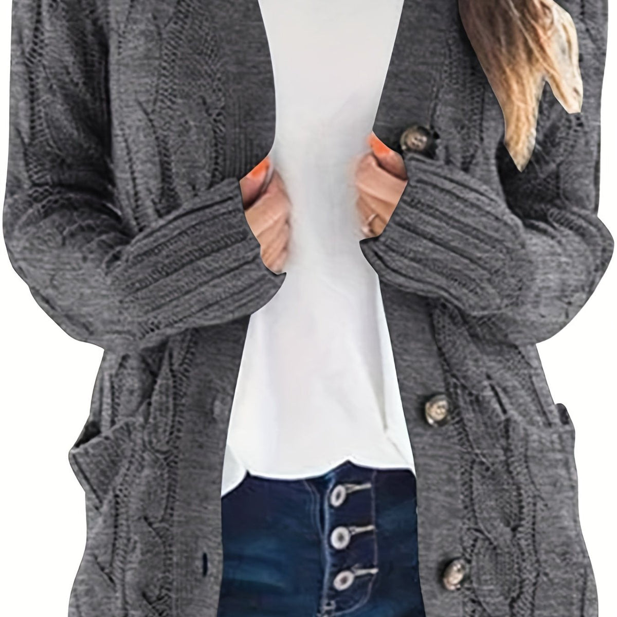 Chic Women's Knitted Cardigan