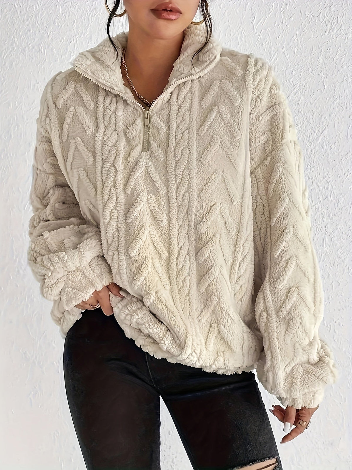 Women's Soft & Cozy Quarter-Zip Pullover