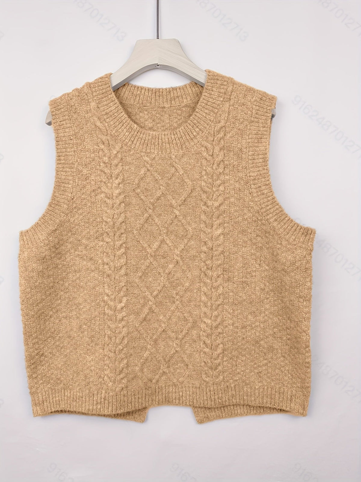 Eliza | Knit Cable Vest