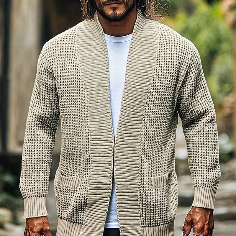 Callahan | Textured Open-Front Sweater Cardigan