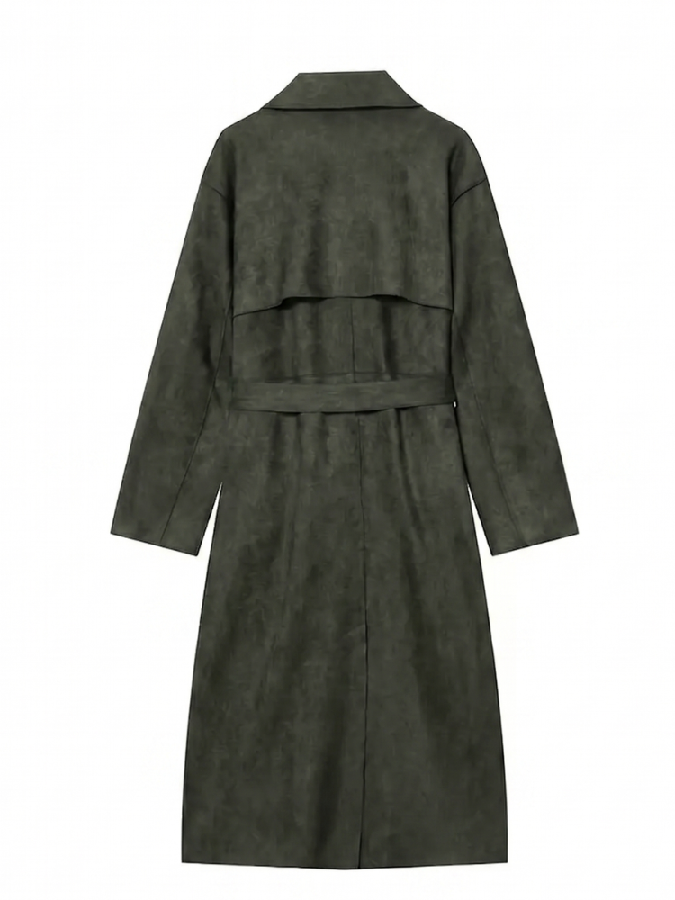 Ariel | Women's Long Double-Breasted Coat