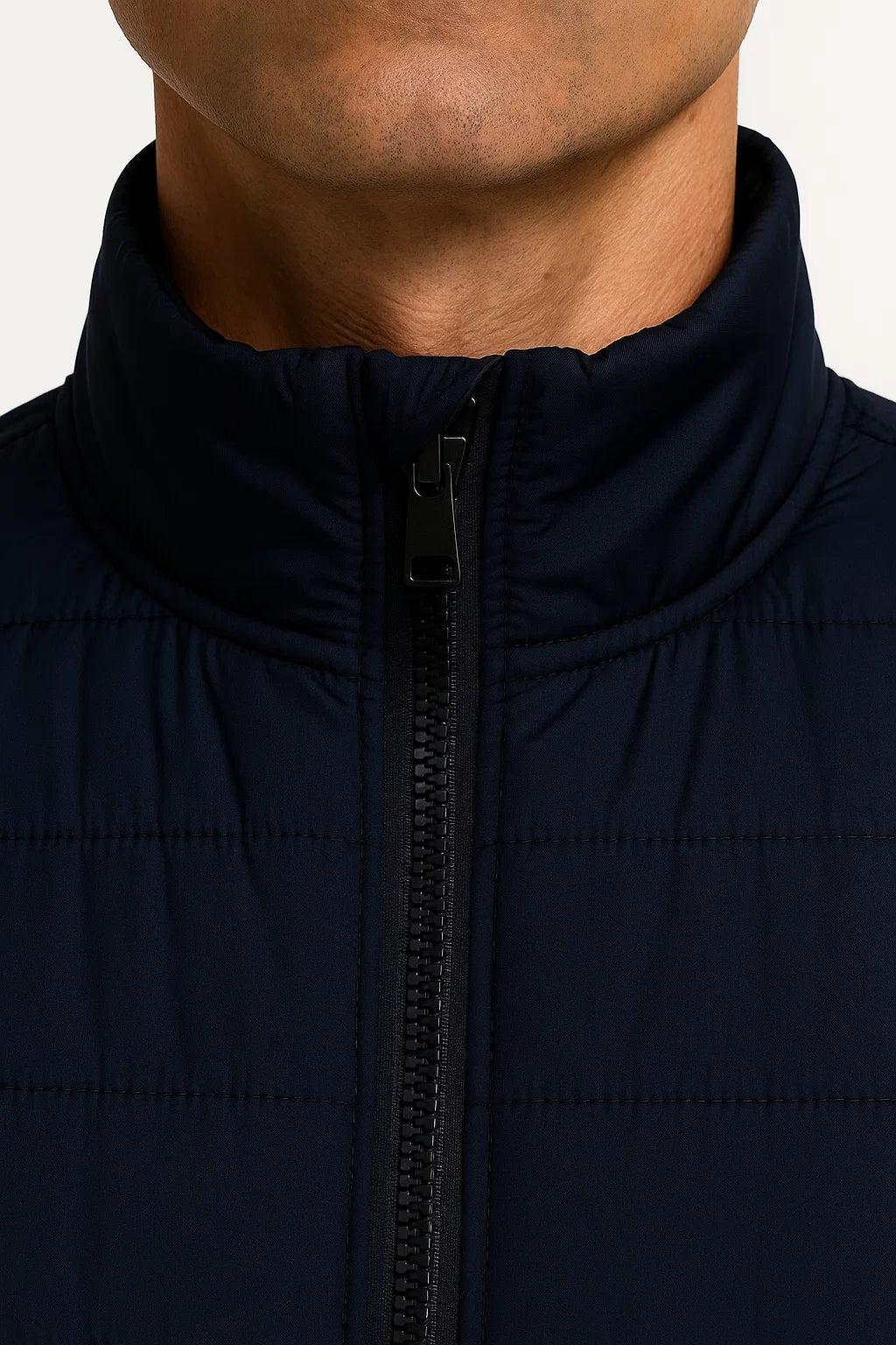 Men's Puffer Vest Cotton Padded Sleeveless Winter Jacket