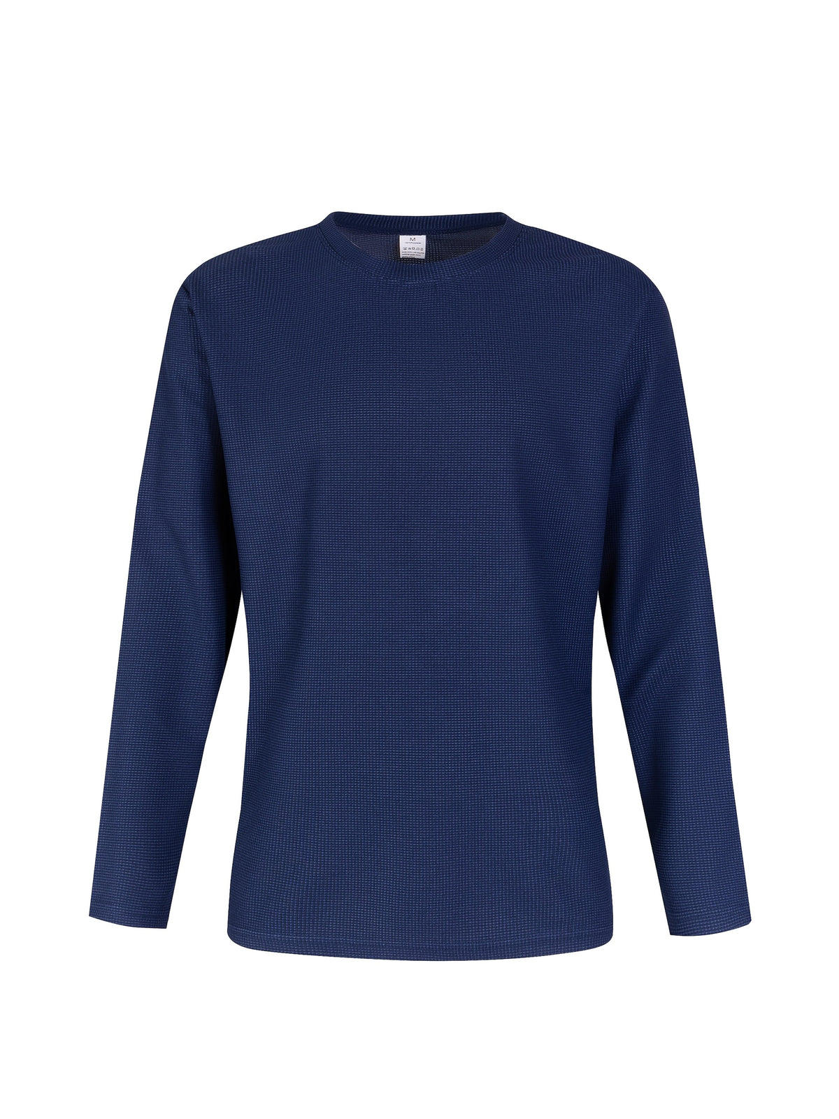 Frederick | Long Sleeve Top with Textured Waffle Knit