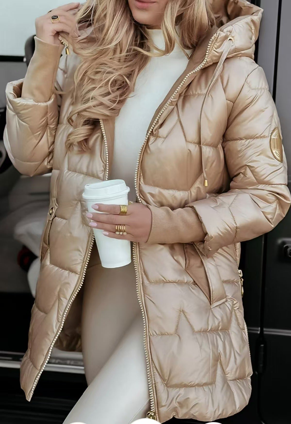Ladies Midi Puffer Jacket | Warm, Stylish and Functional