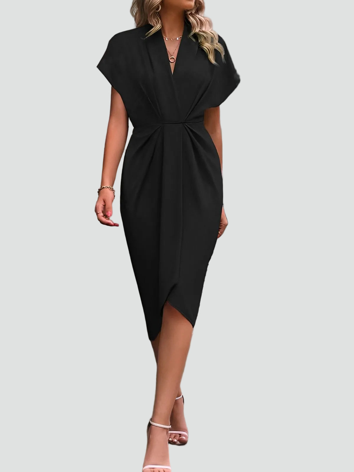 Wrap Dress for Women Regular Fit Softly Drapes Beautifully Around the Figure