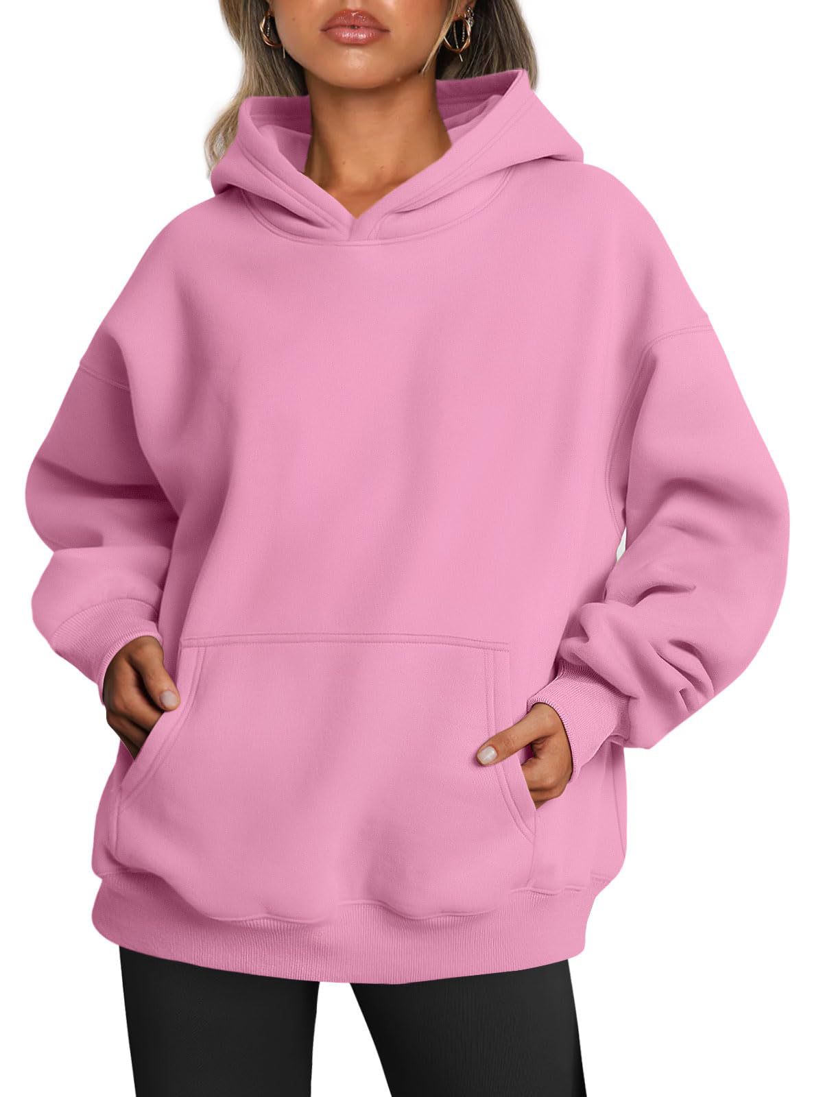 Elin | Cozy Oversized Fleece Hoodie with Kangaroo Pocket