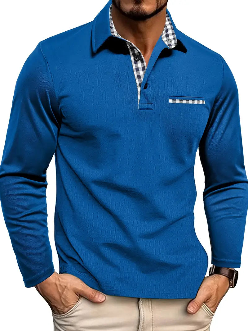 Raymond | Timeless Long Sleeve Polo Shirt for Men - Perfect for Summer