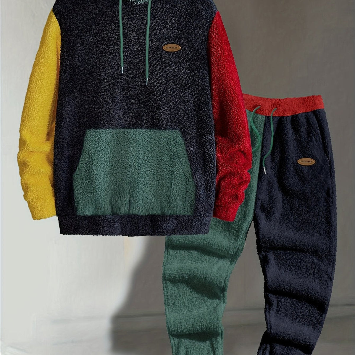 Emmett | Cozy Color-Block Two-Piece Ensemble