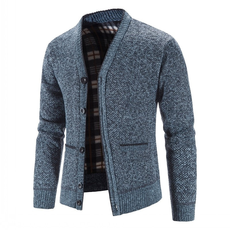 Hugh | V-Neck Textured Cardigan