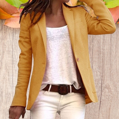 Blazer for Women with Slim Fit and Classic Lapels