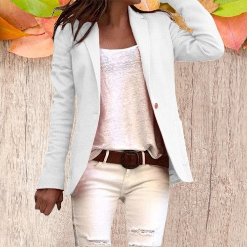 Blazer for Women with Slim Fit and Classic Lapels