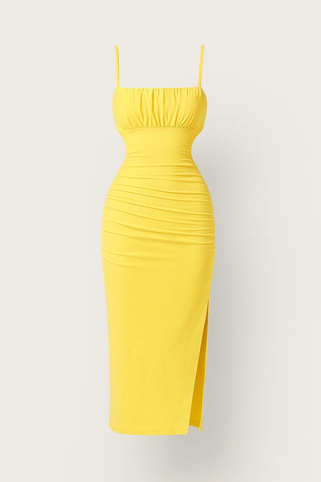 Bodycon Midi Dress for Women Strappy Summer Casual