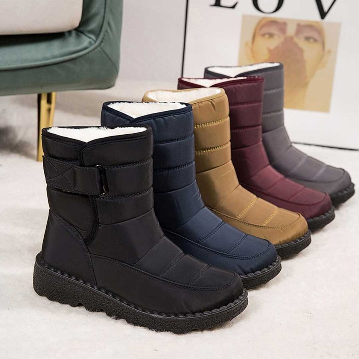 Women's Insulated Waterproof Snow Boots