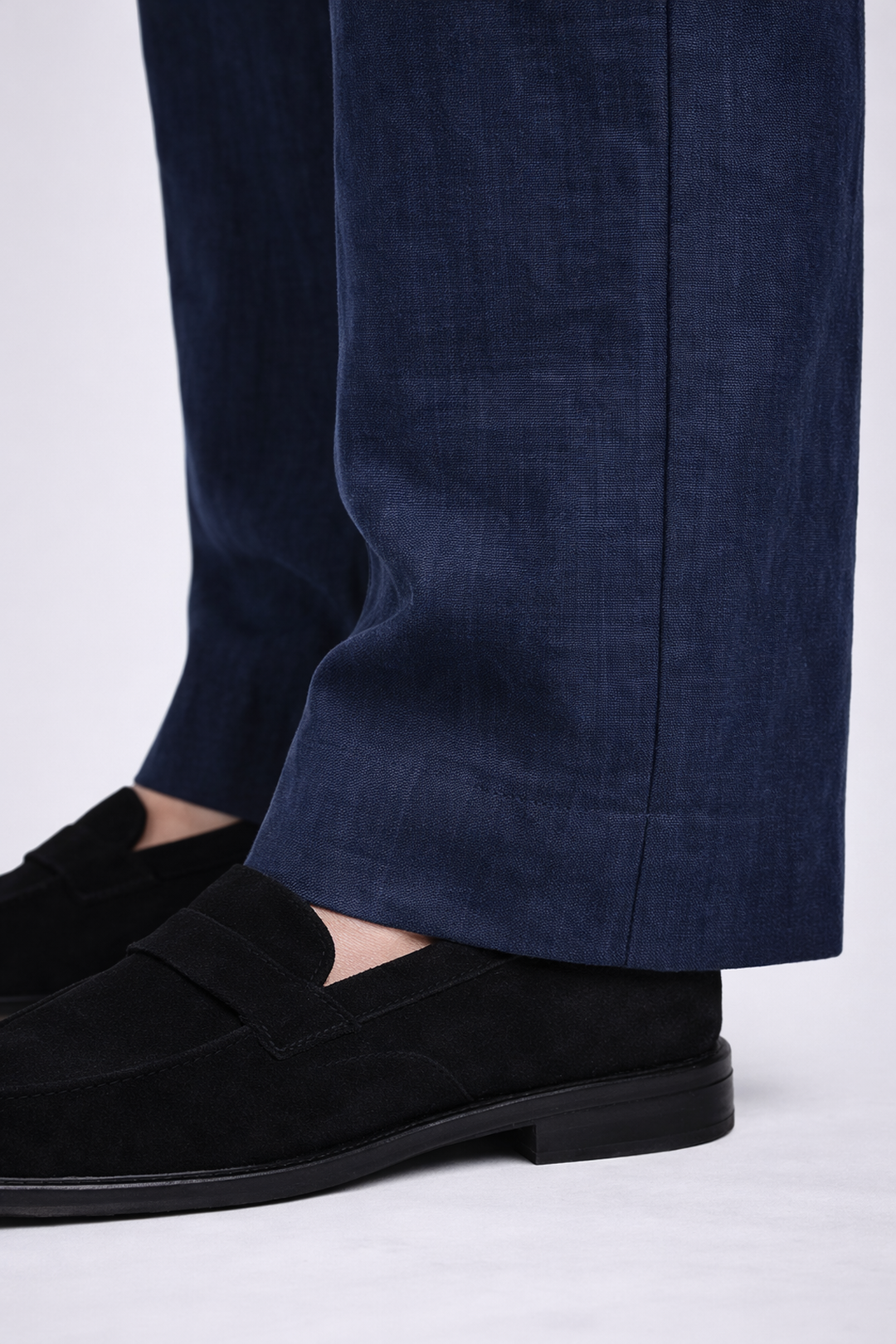Men's Relaxed Fit Linen Casual Summer Trousers