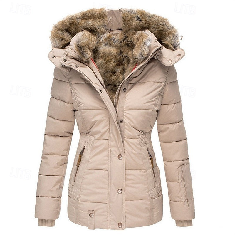 Cornelia | Cozy Hooded Puffer Coat