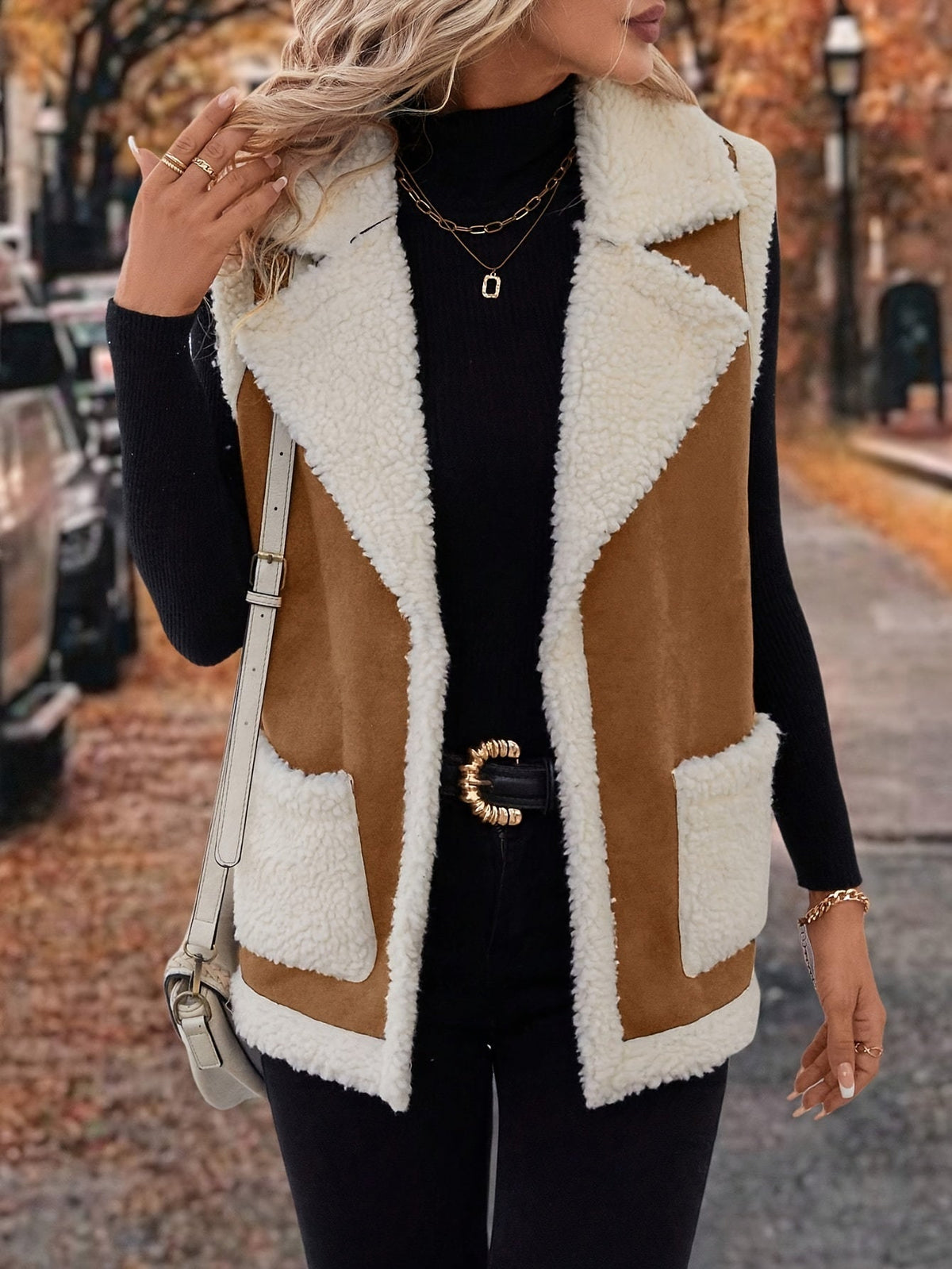 Cecily | Cozy Lined Lapel Vest