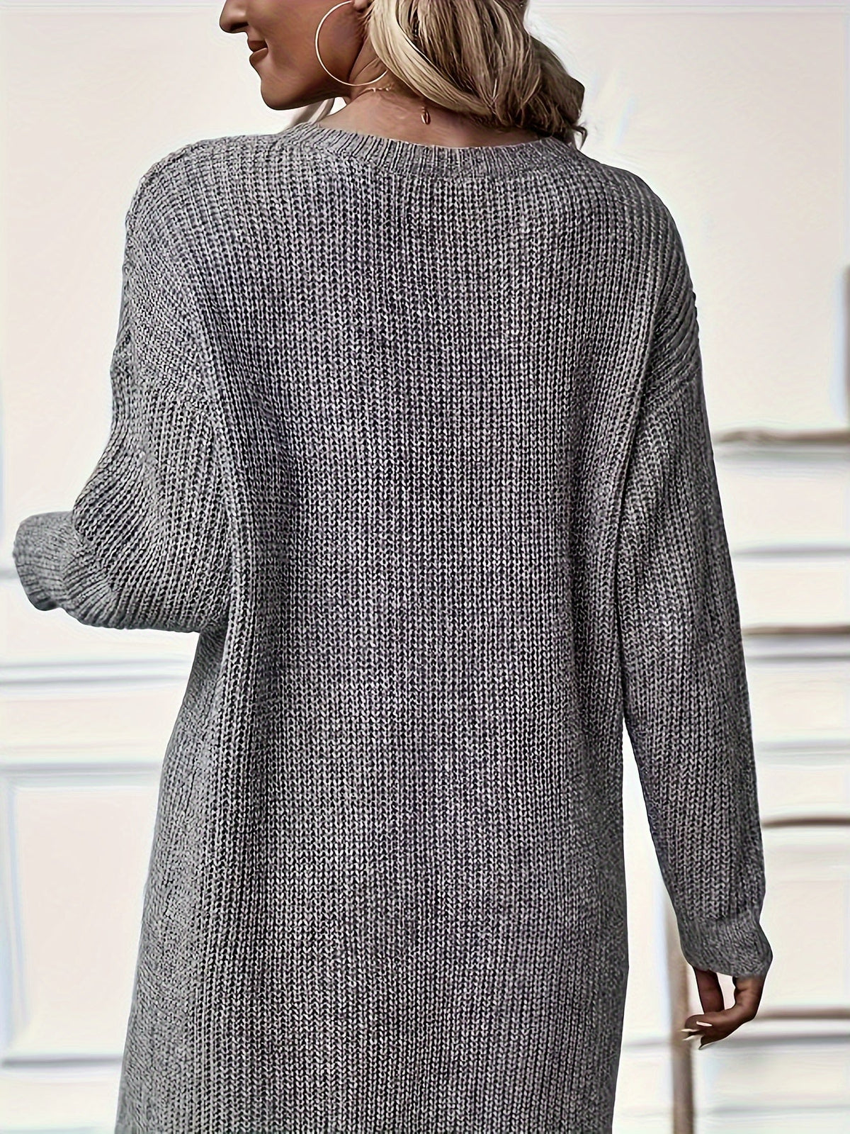 Larissa | Knitted Dress with Wrap-Front Design