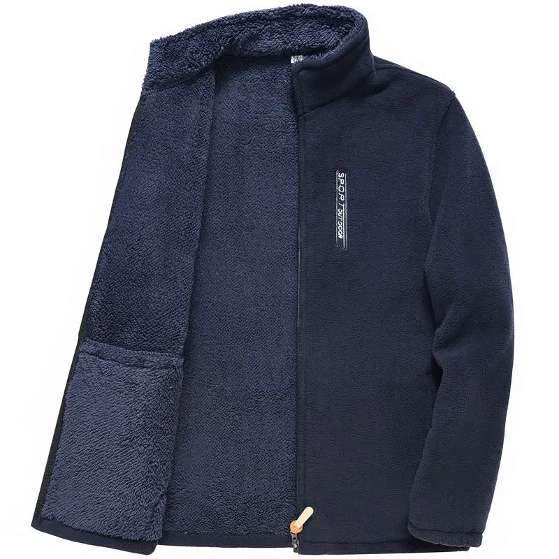 Men's Fleece-Lined Zip-Up Jacket