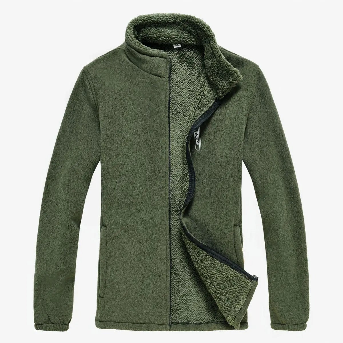 Men's Fleece-Lined Zip-Up Jacket