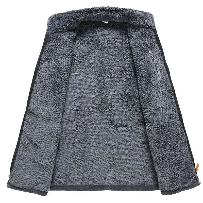 Men's Fleece-Lined Zip-Up Jacket