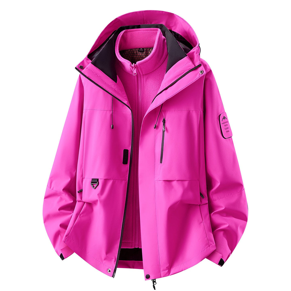 Women's Versatile Outdoor Jacket with Convenient Pockets