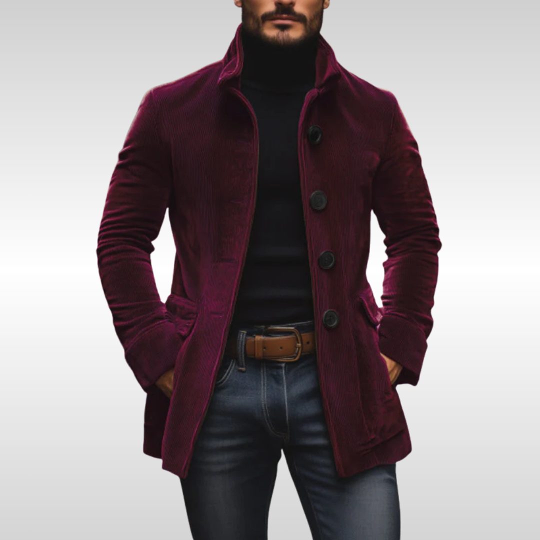 Men's Slim Fit Corduroy Jacket