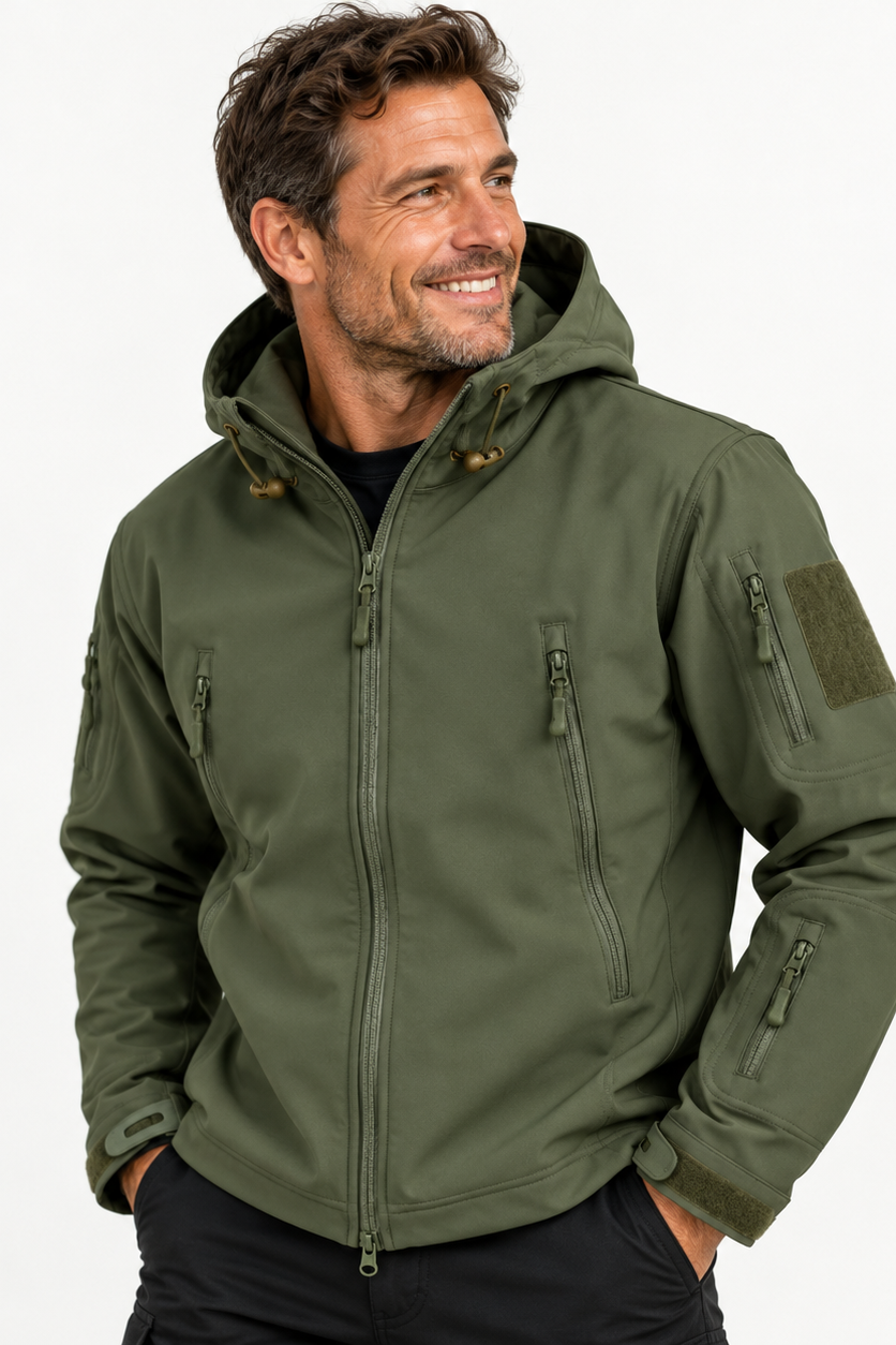 Windproof Jacket with Fleece Lining