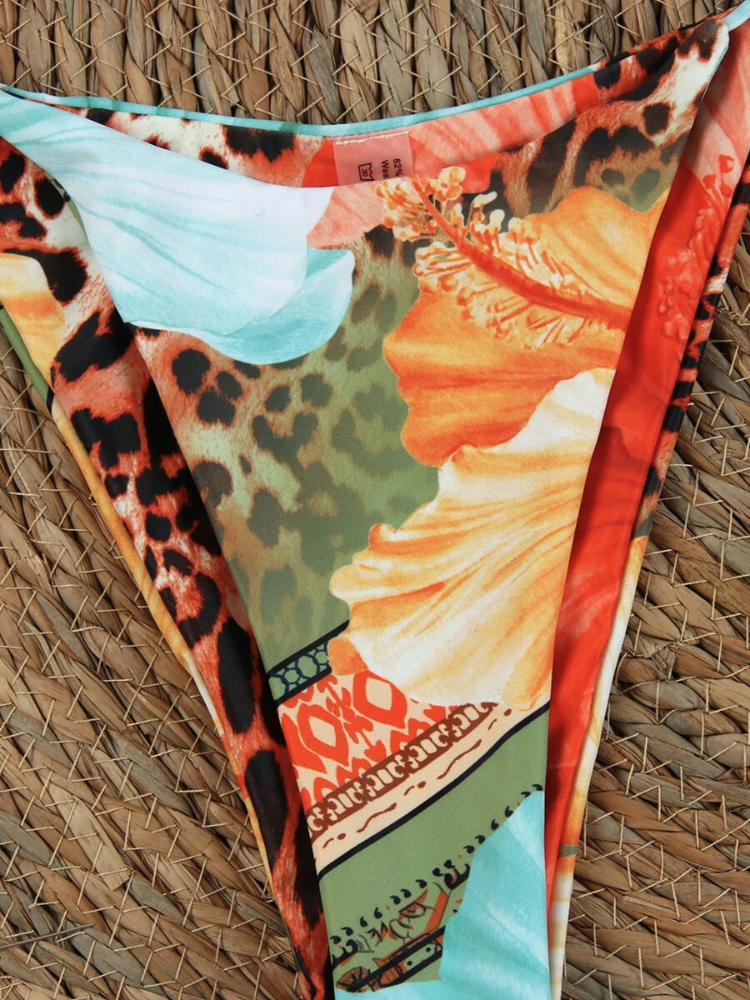 Ladies' Bikini Set Tropical Print