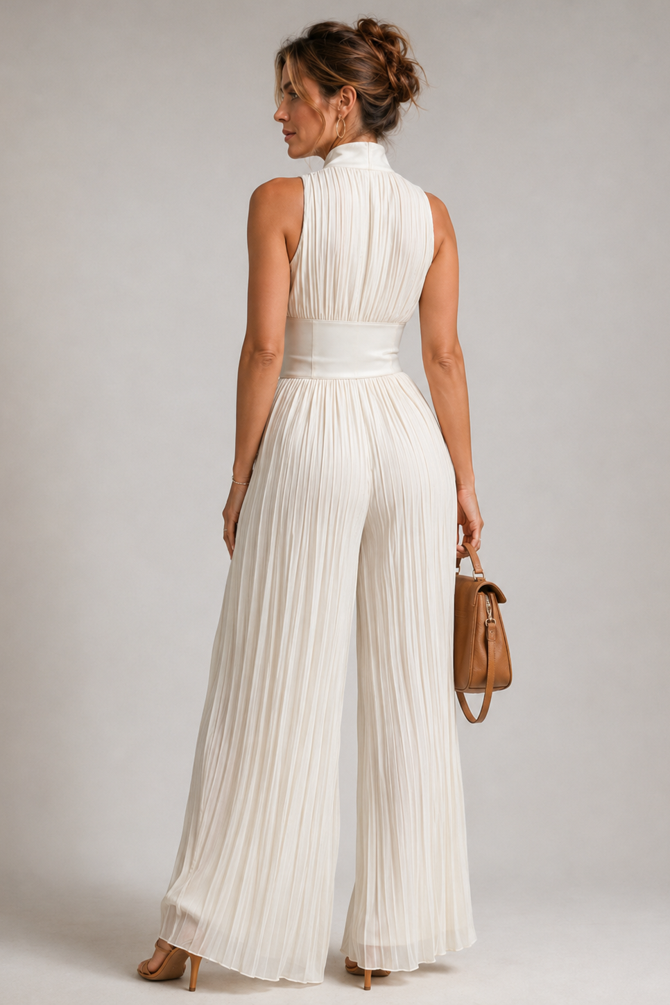 Dames Jumpsuit Mouwloos Halter