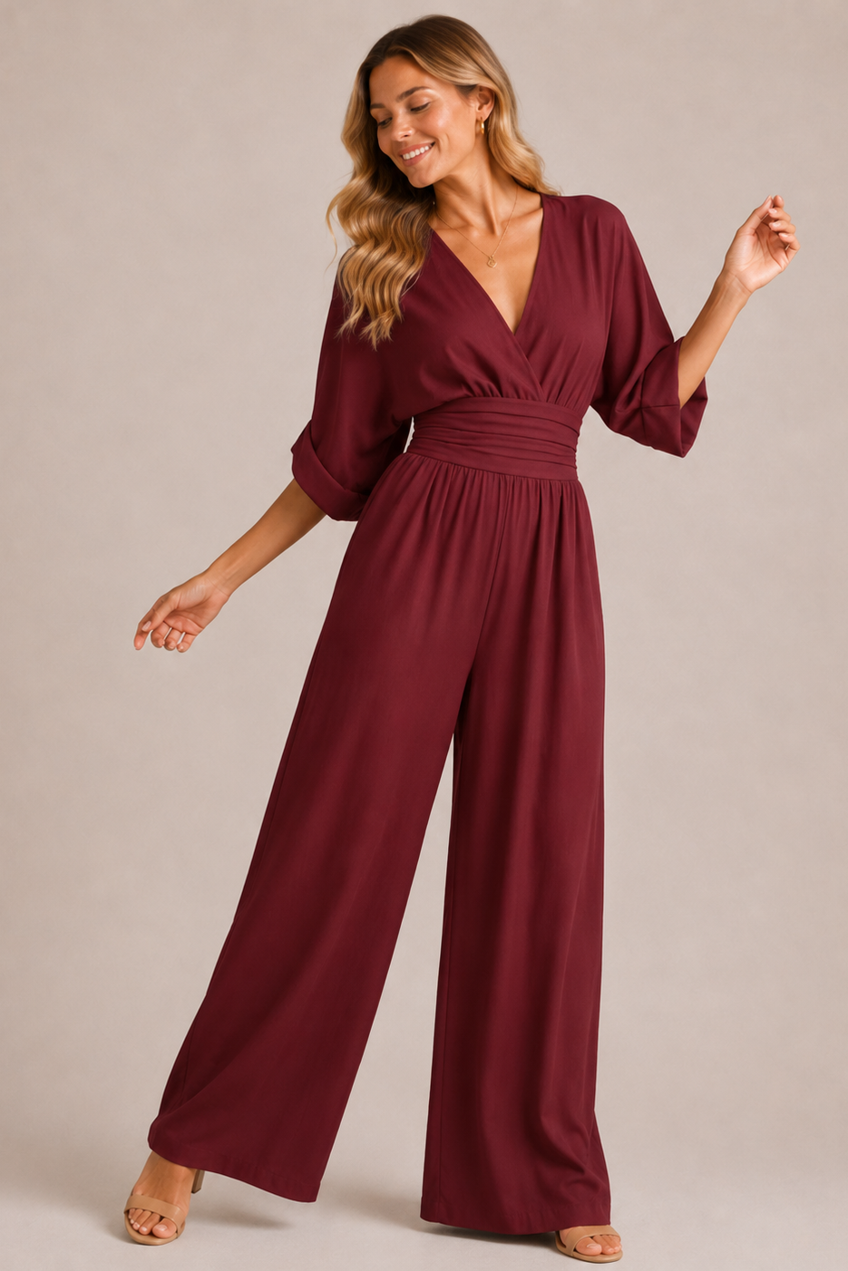 Dames Jumpsuit Wijde Pijpen