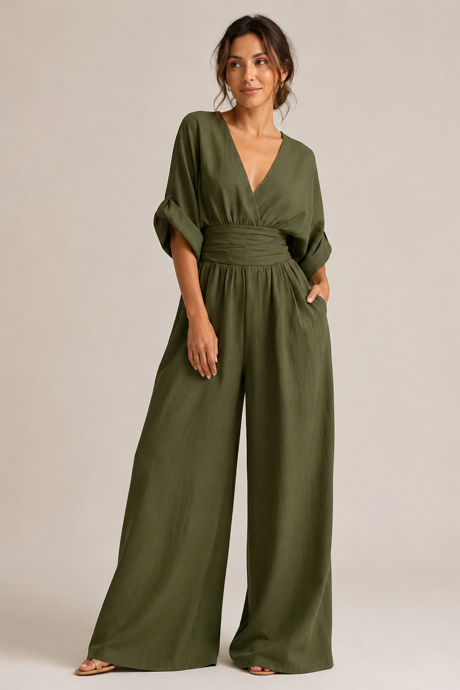 Dames Jumpsuit Wijde Pijpen