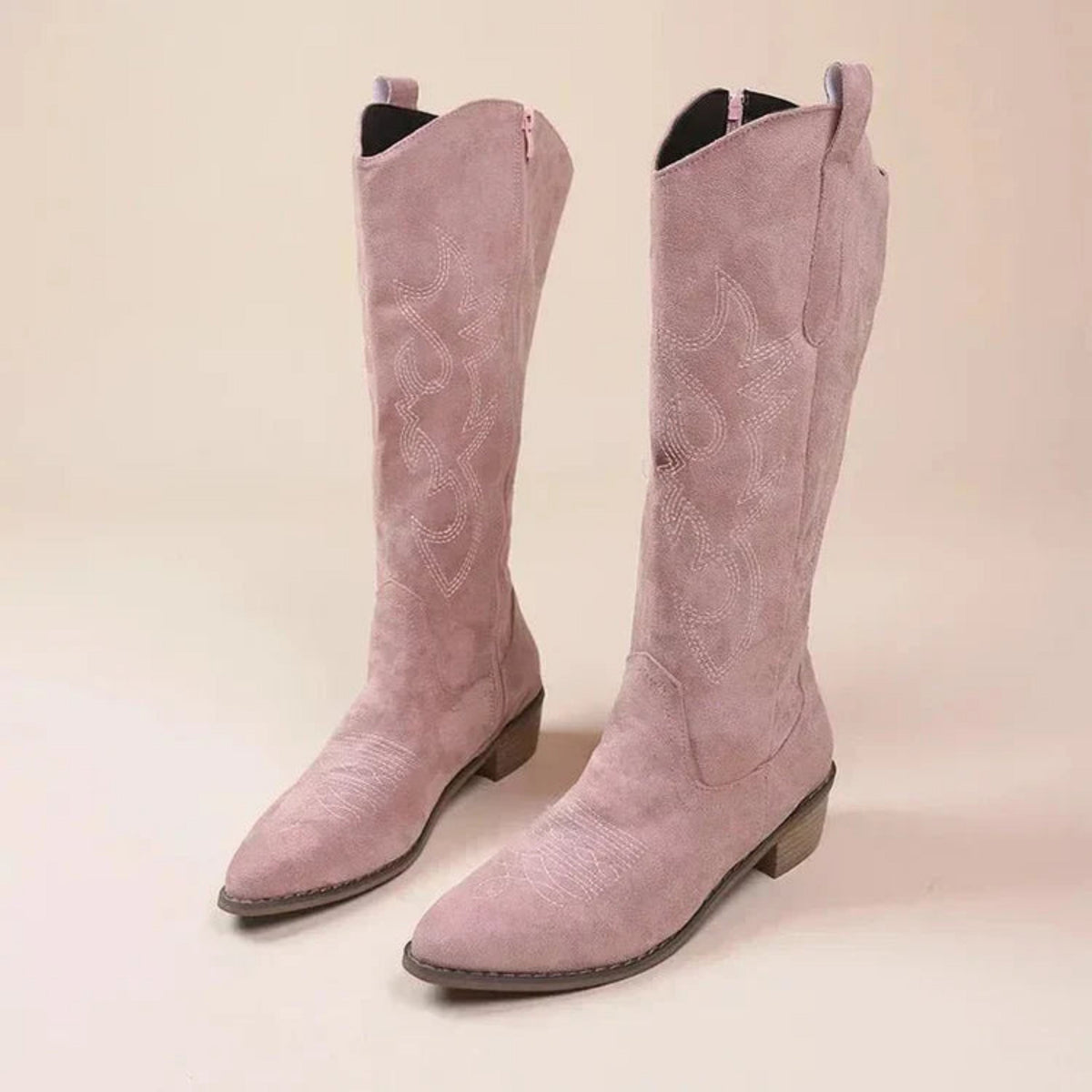 Ladies' Boots with Western Style and Embroidery