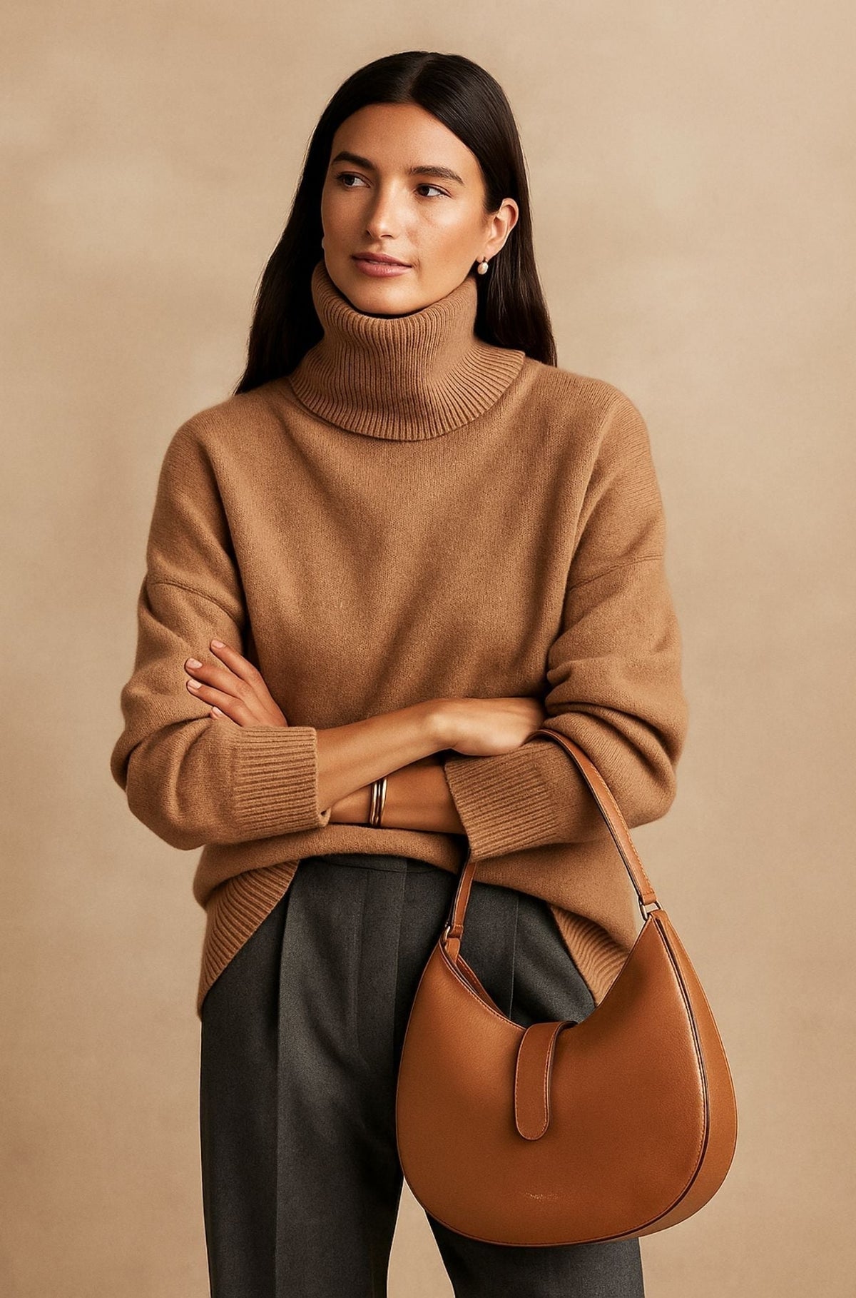 Ladies Cashmere Sweater with Luxuriously Soft Fabric and Elegant Fit
