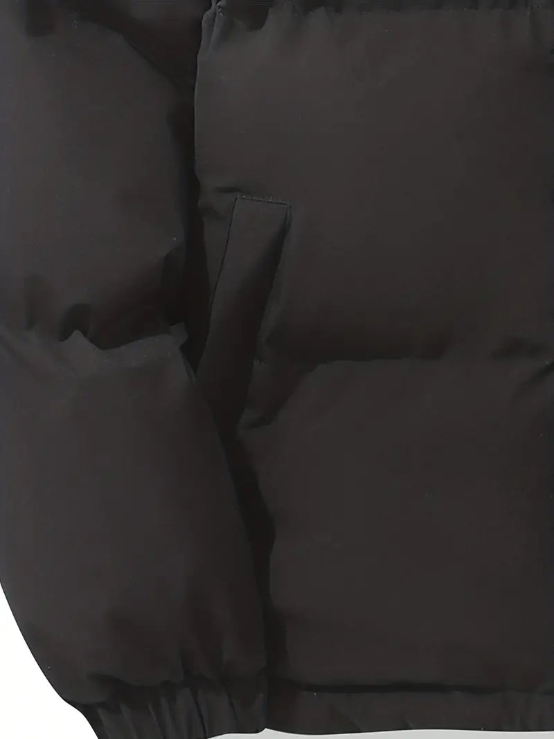 Ladies' winter coat with elegant fit and lined hood for warmth