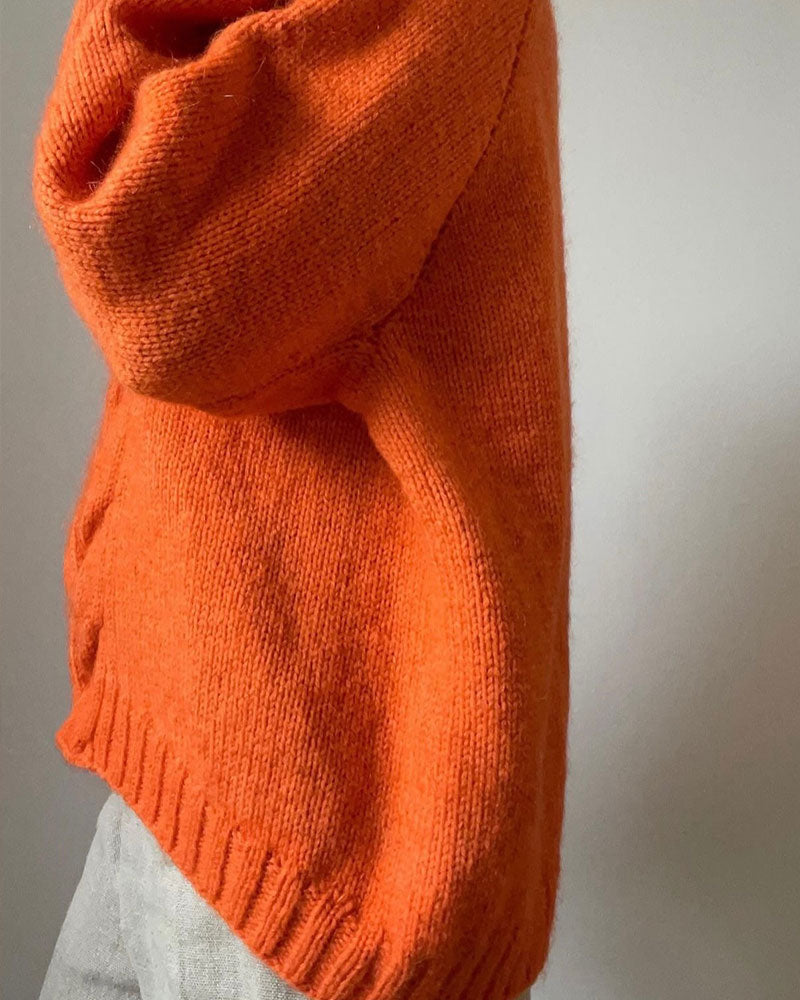 Raglan Sleeve Turtleneck Sweater