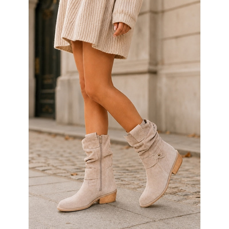 Josephine | Relaxed Block-Heel Ankle Boots