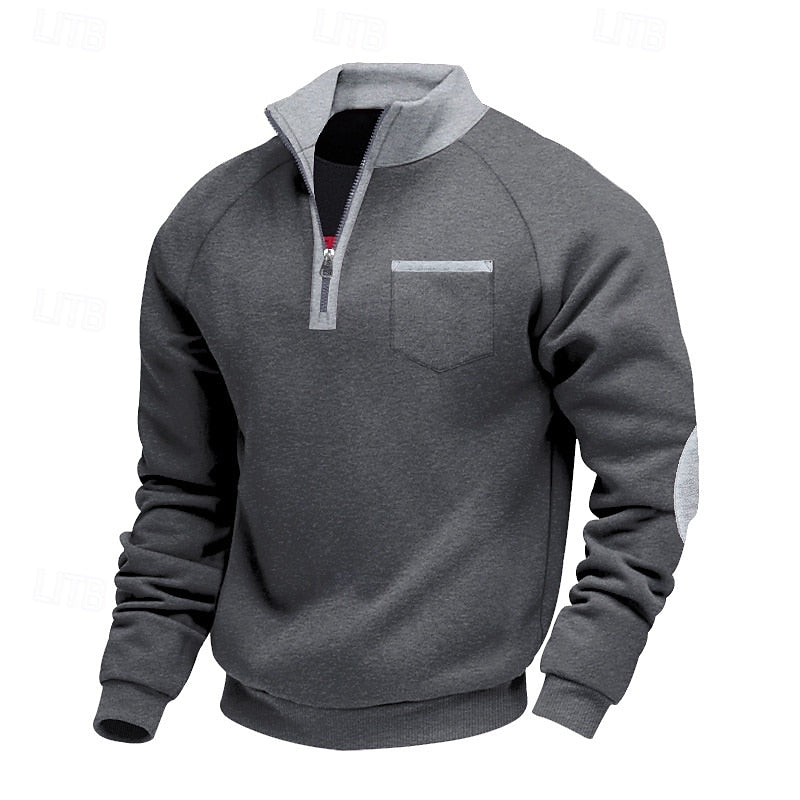Jasper | Quarter-Zip Stand-Collar Sweater