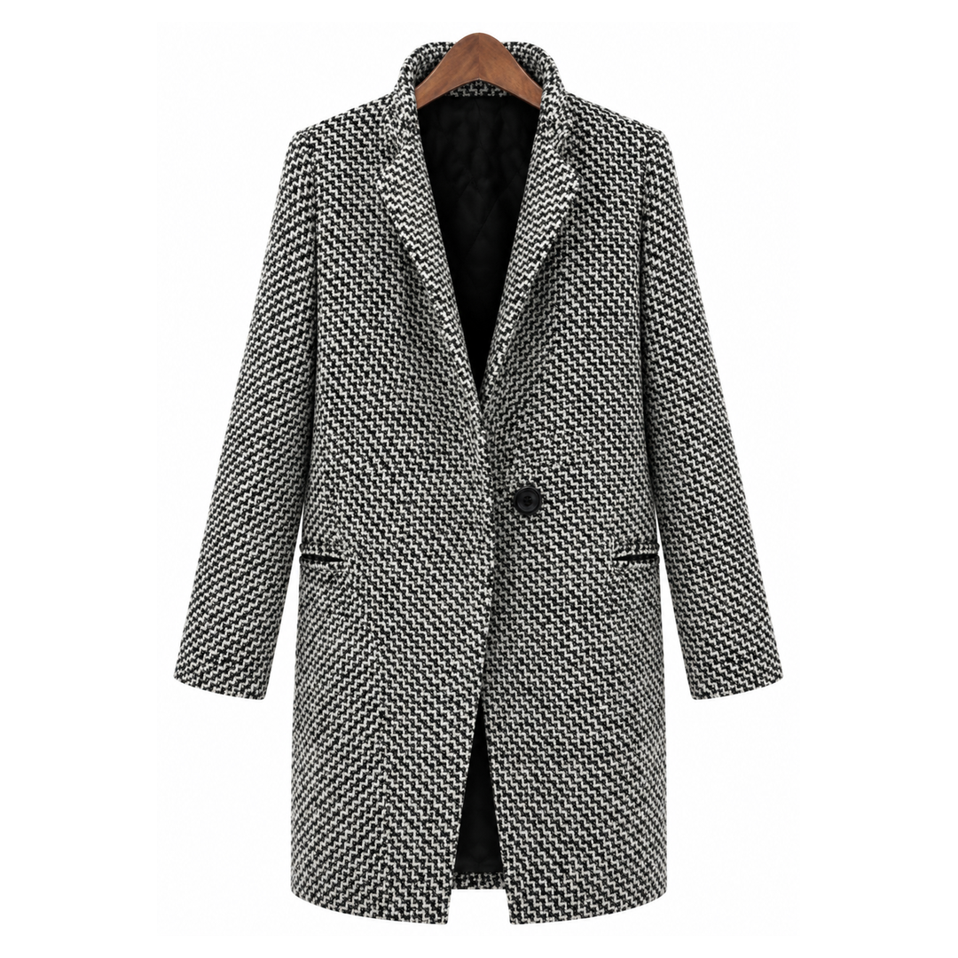 Sophisticated Long Women's Coat